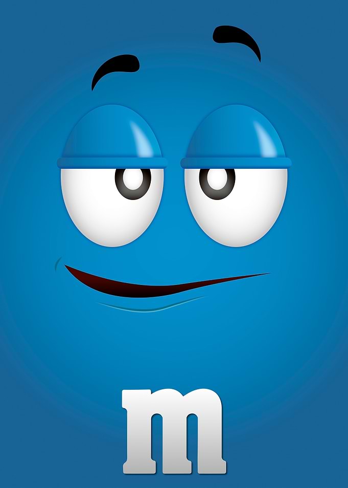 FacePlate M&M Blue