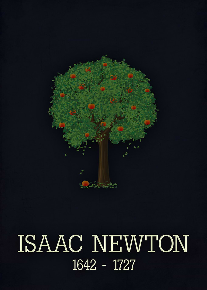 Isaac Newton poster