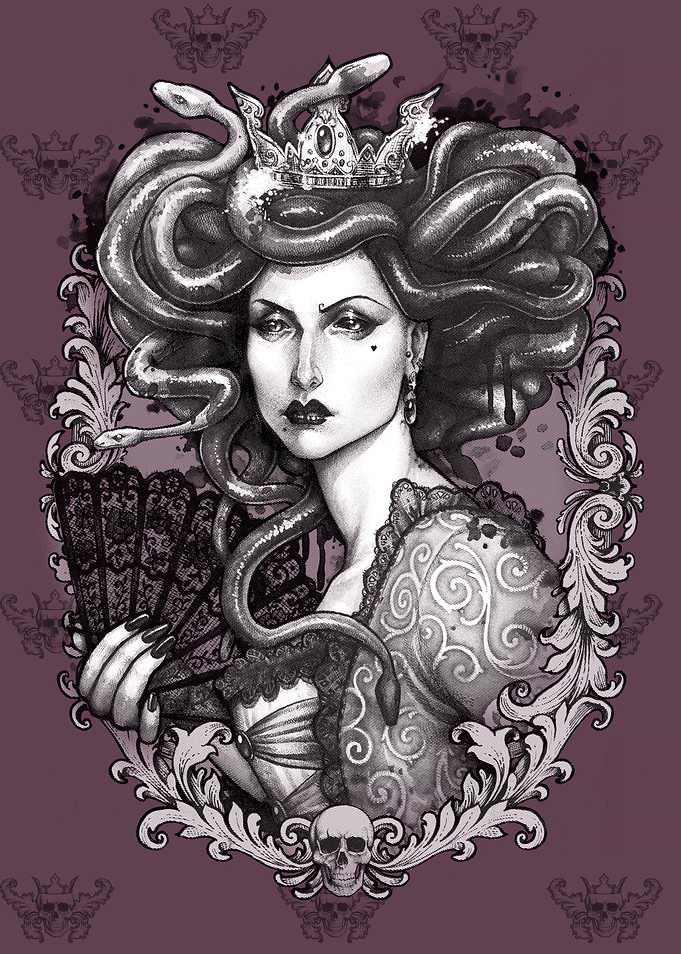 Medusa Imperatrix, my take in baroque disguise of my fa ...