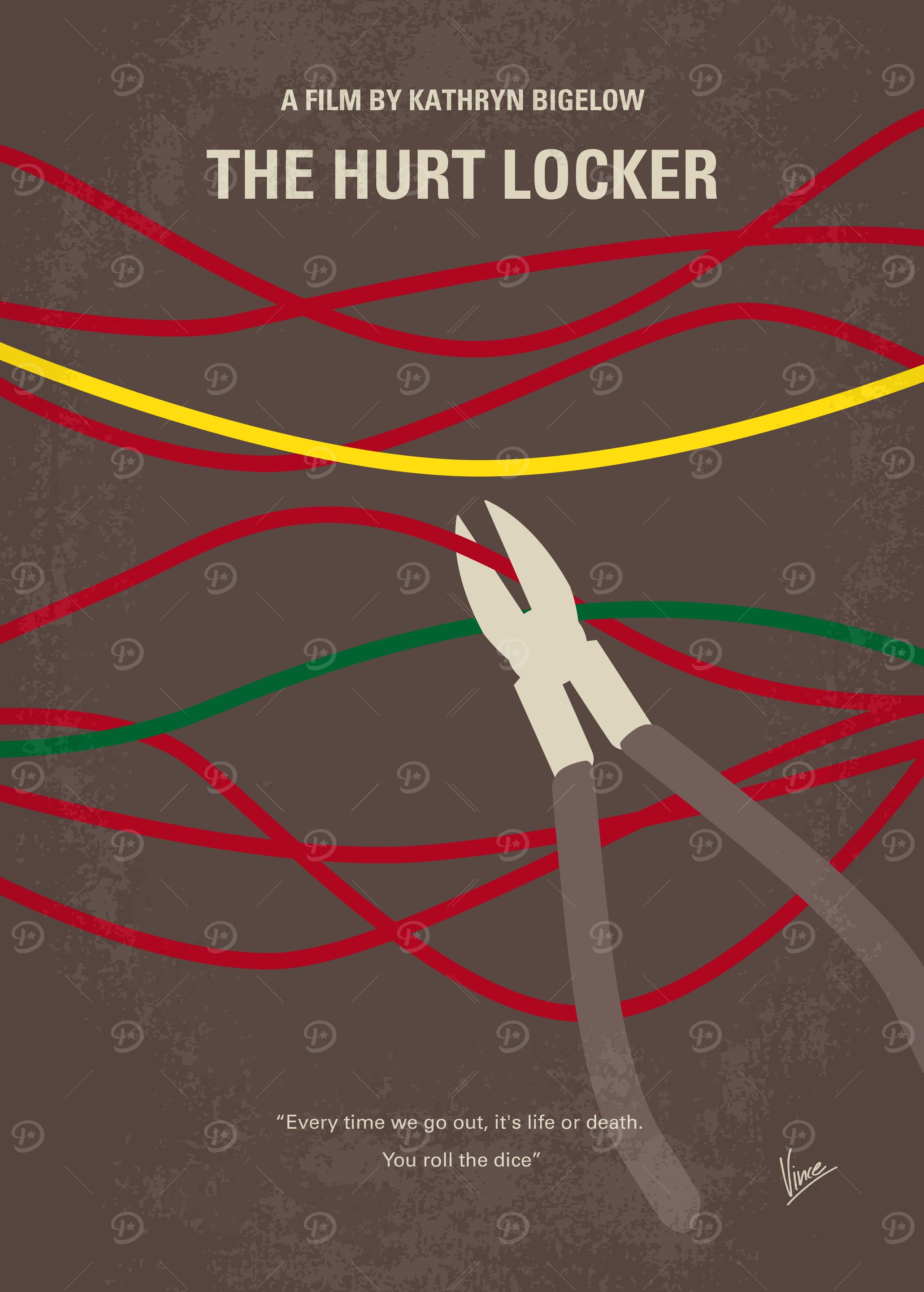 No746 My The Hurt Locker minimal movie poster During t ...