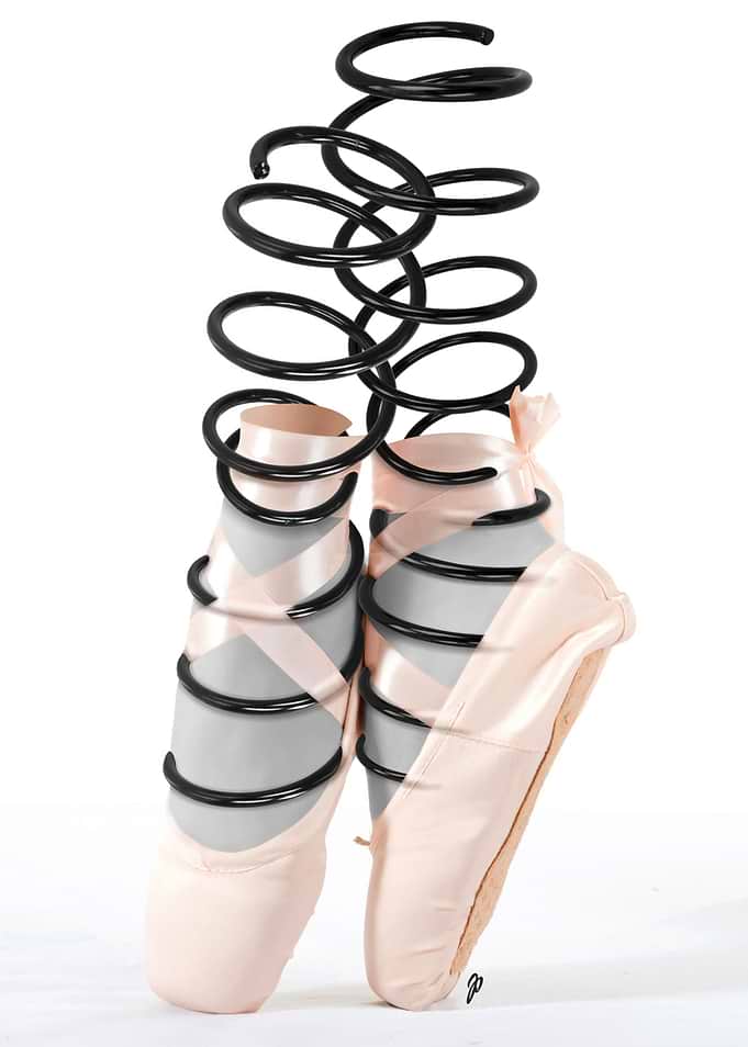 ballerina with springs