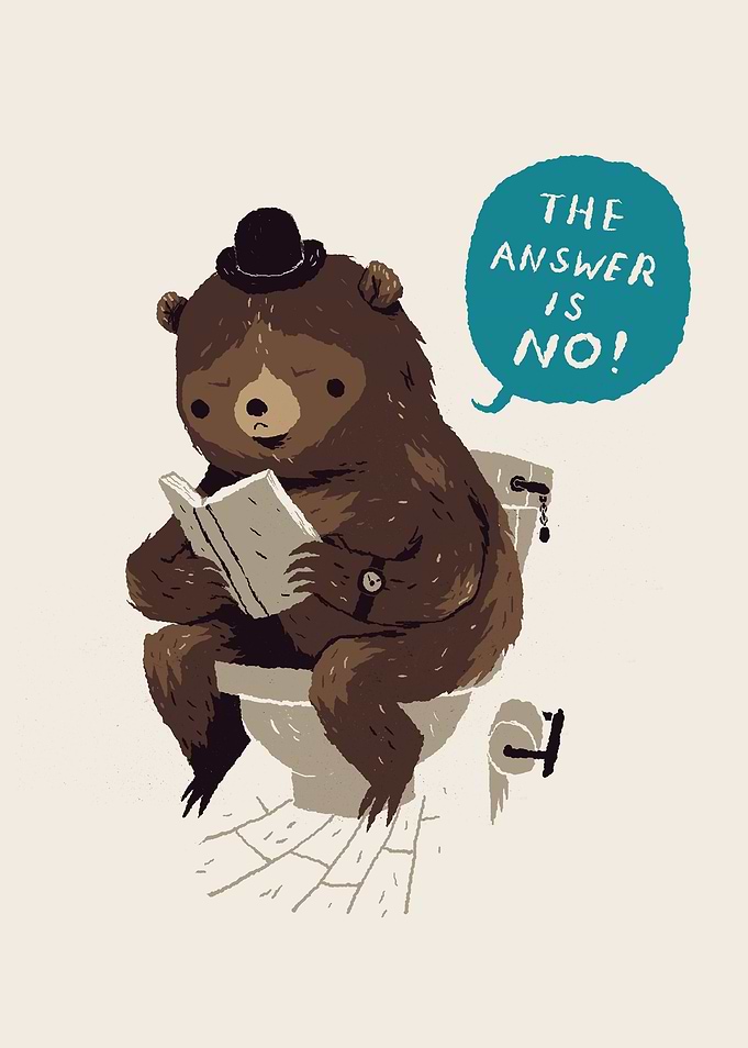 does a bear......?