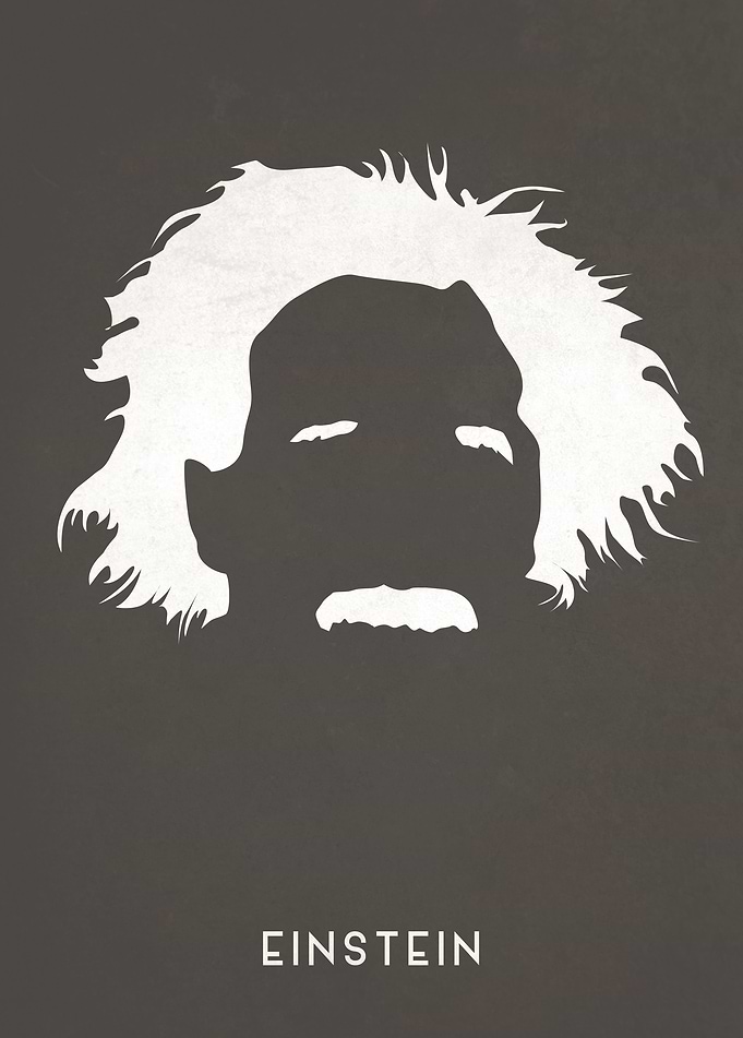 Legendary Mustaches - Albert Einstein