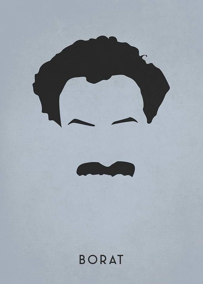 Legendary Mustaches - Borat Sagdiyev from the movie Bor ...