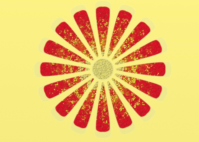 Flower made of flowers