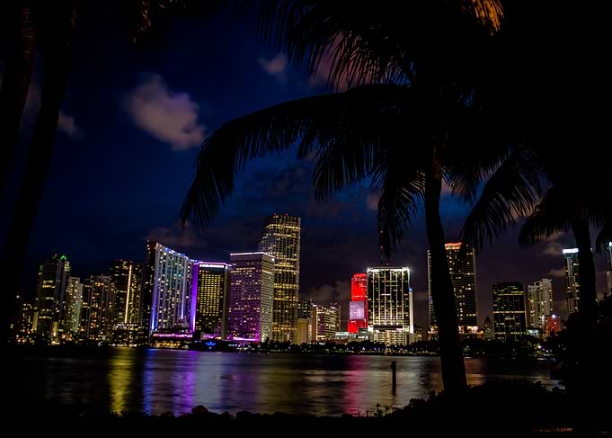 Downtown Miami, Florida.