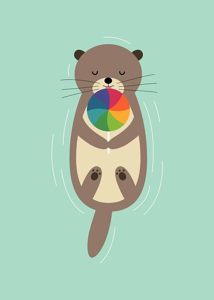 Sweet Otter - You otter be sweet everyday : )