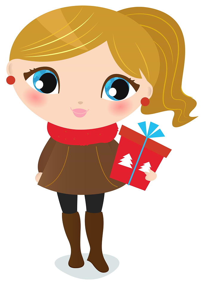 Cute hand-drawn VINTAGE girl. New poster in shop. Creat ...