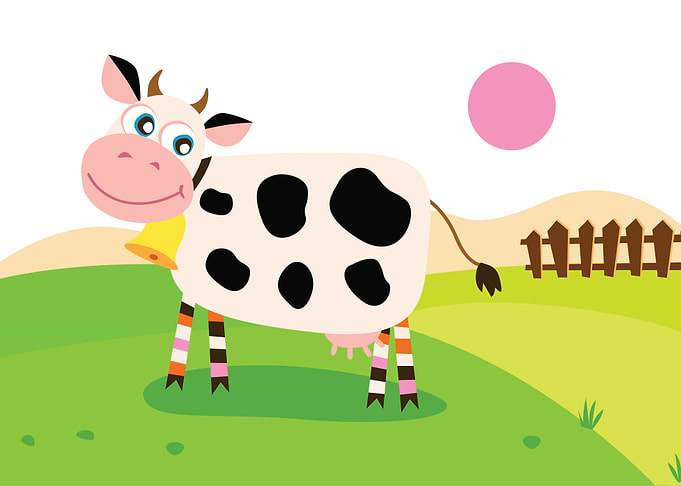 New designers COW in shop. METAL ART. POSTER. DISPLATE ...