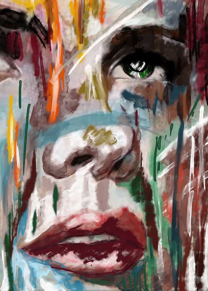 Colourful Face