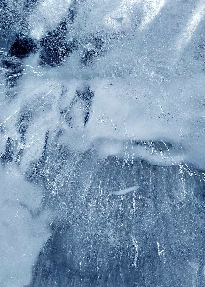 Abstract ice texture