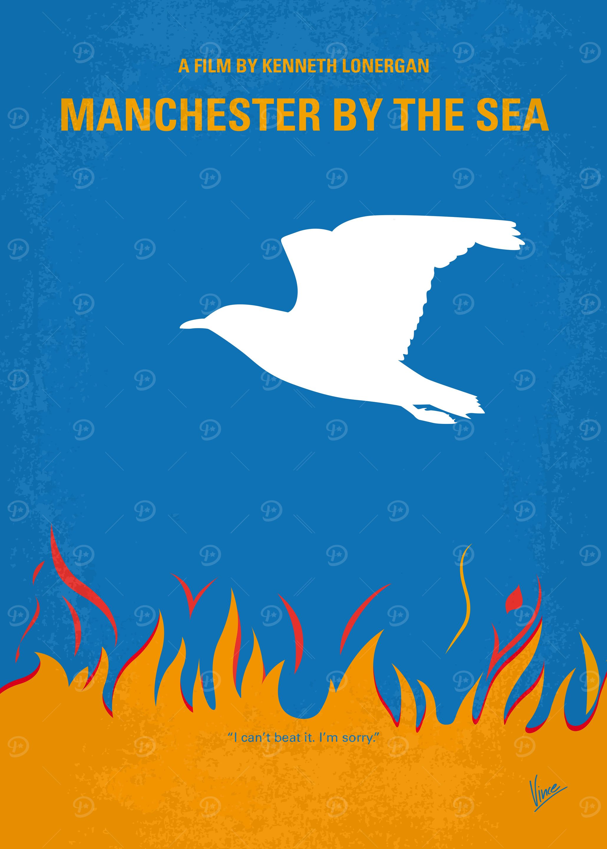 No753 My Manchester by the Sea minimal movie poster An ...