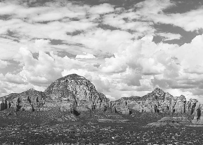 The mountains of Sedona on a very nice day.