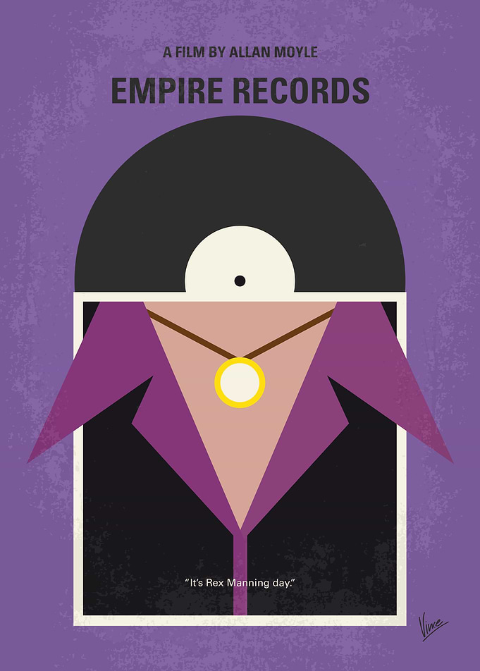 No750 My Empire Records minimal movie poster The emplo ...