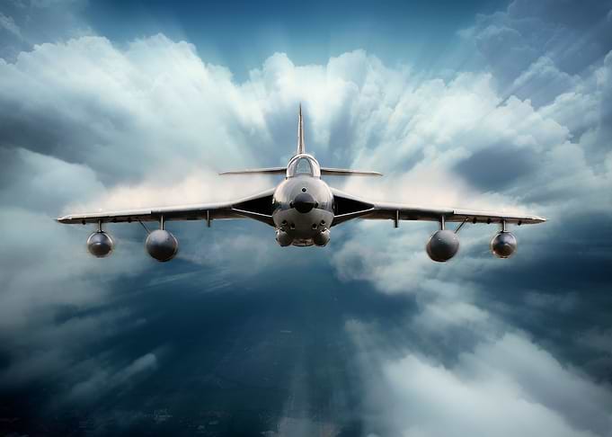 RAF Hawker Hunter performace climb
