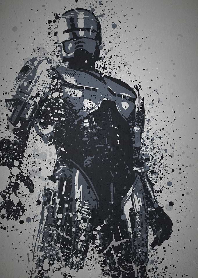 'Dead or Alive, you're coming with me' Splatter effect ...