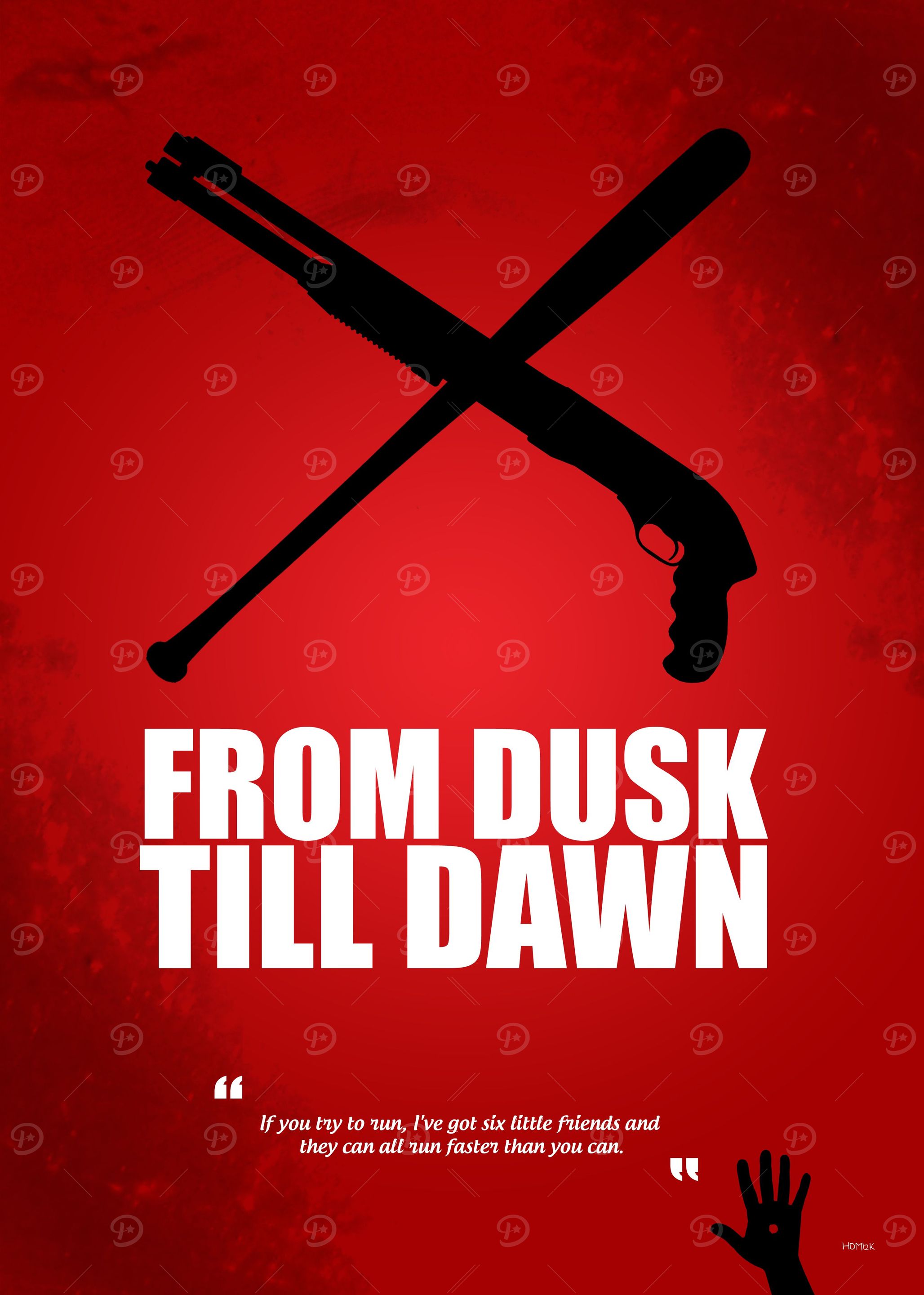 From Dusk Till Dawn - Minimal Movie Poster - Alternativ ...