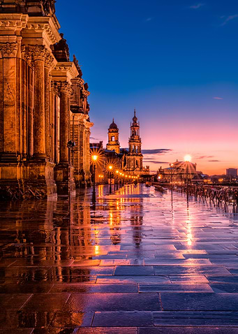 Bruhls Terrace of Dresden, Germany