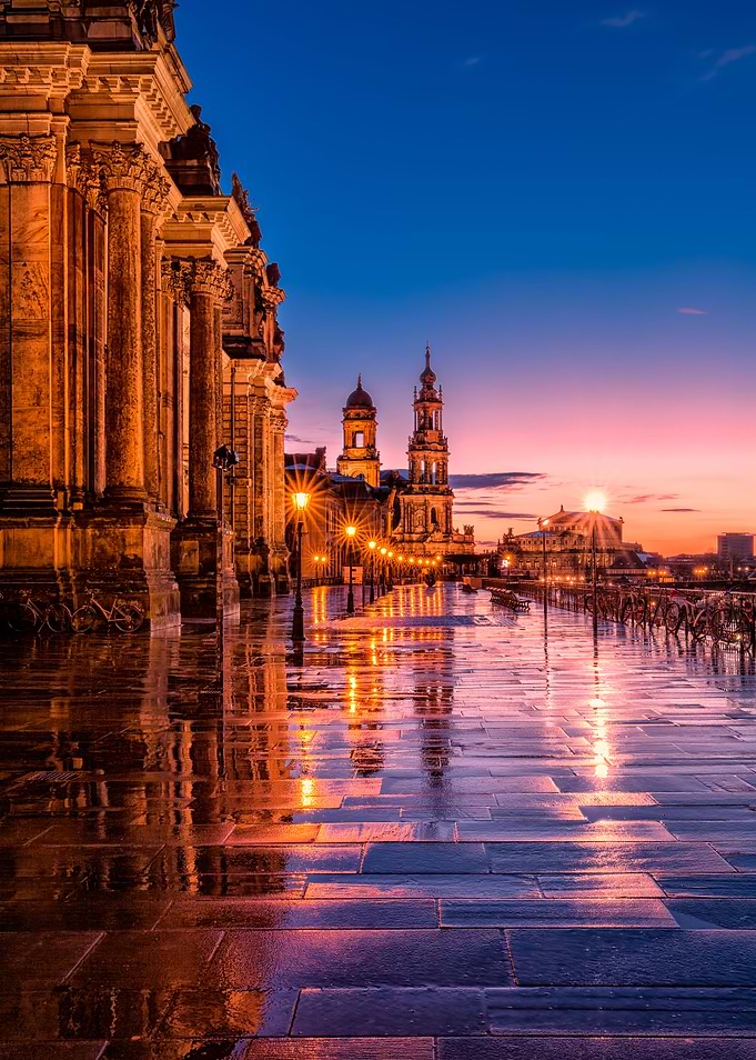 Bruhls Terrace of Dresden, Germany