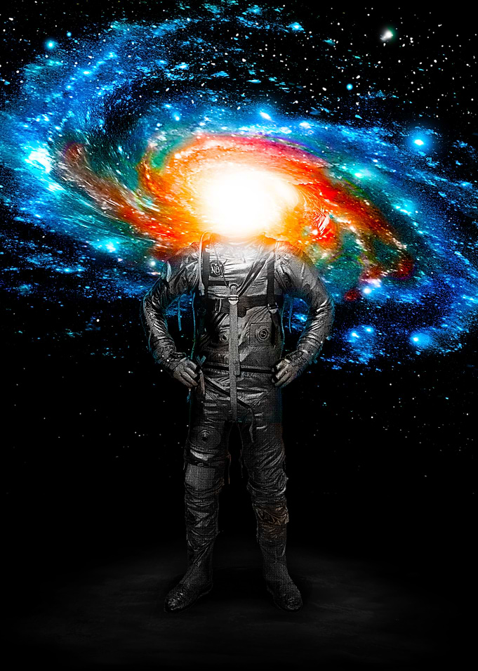 Mr. Galaxy - Mixed media