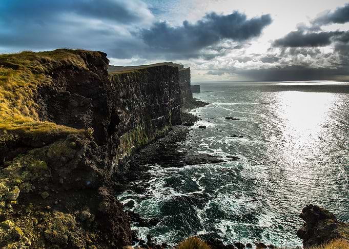 The Westfjords Cliffs - the most western spot of Icelan ...