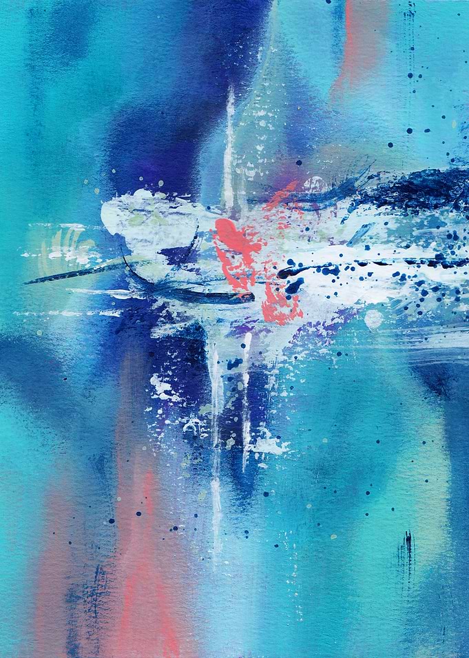 Abstract Acrylic paint