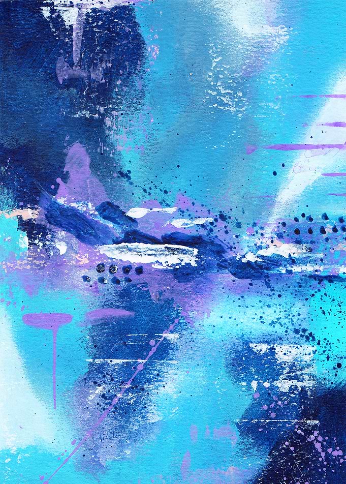 Abstract Acrylic paint
