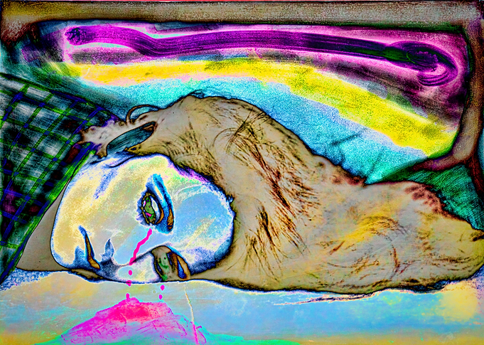 Weeping woman