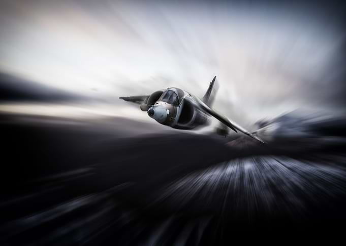 RAF Hawker Siddeley Harrier GR3 low level