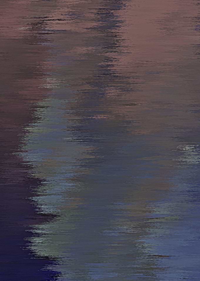 Reflection of a pink sky a