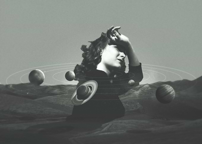 Digital collage inspired b