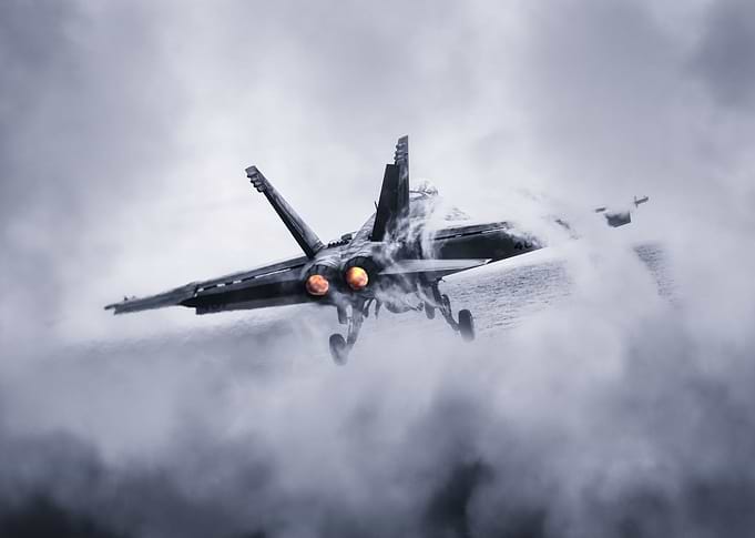 US Navy FA-18 Superhornet Launch