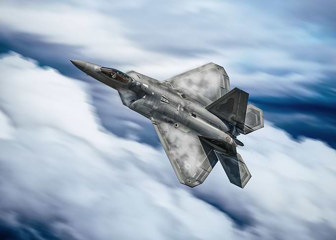 USAF F22 Raptor Display team