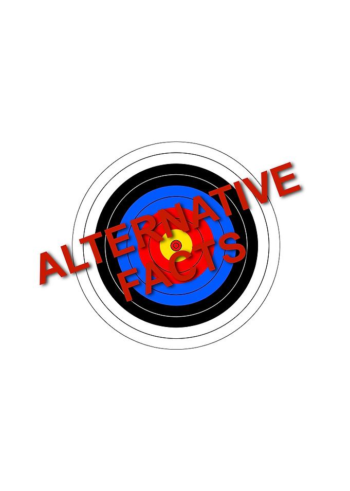 Target Alternative Facts Sport target illustration with ...
