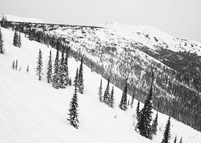 Winter mountains