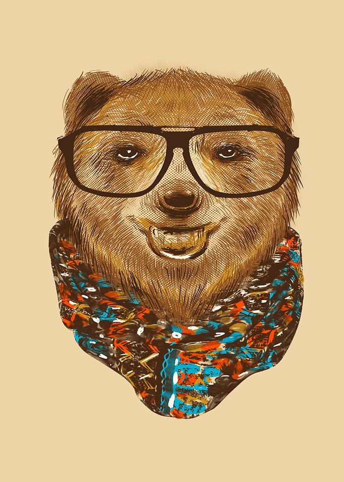 Hipster Bear