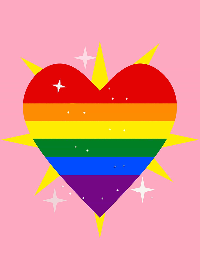'EQUAL LOVE HEART!' BY GASPONCElgbtq+ love heart repre ...