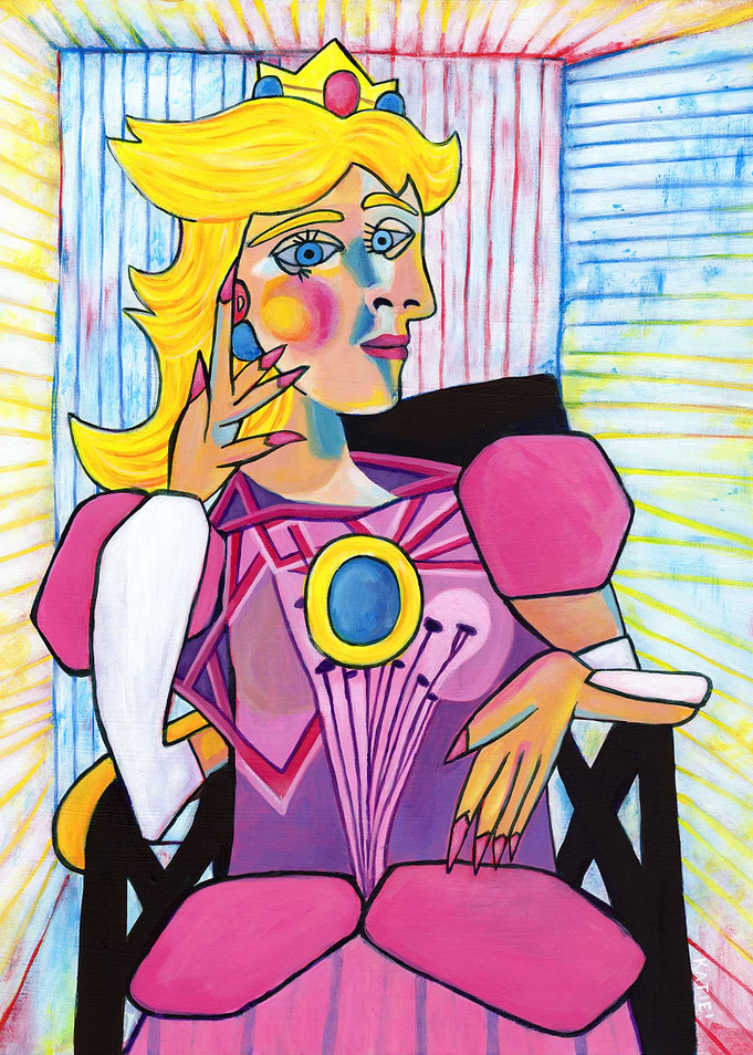 Princess Peachcasso