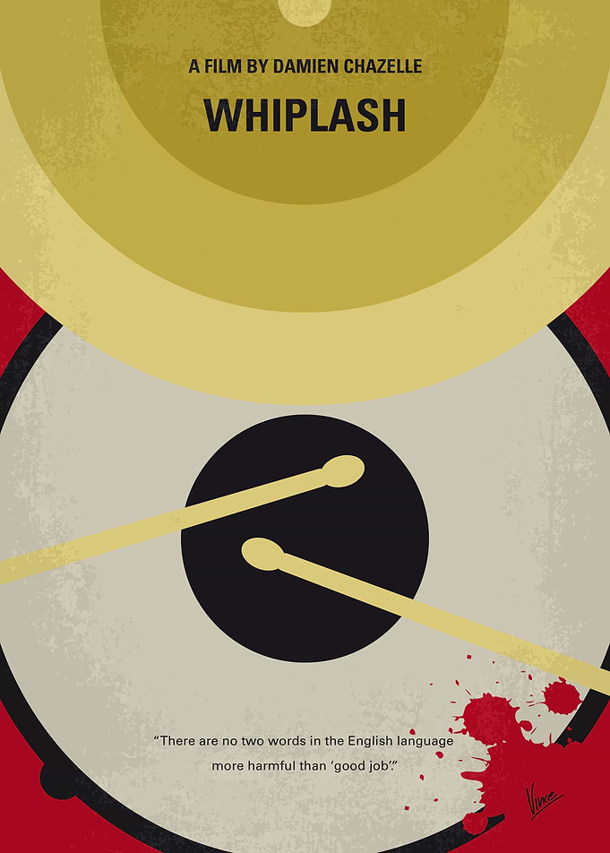 No761 My Whiplash minimal movie poster A promising you ...