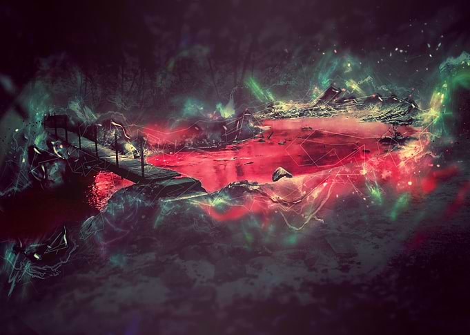 Down by the river, in the forrest, You'll find a bridge ...