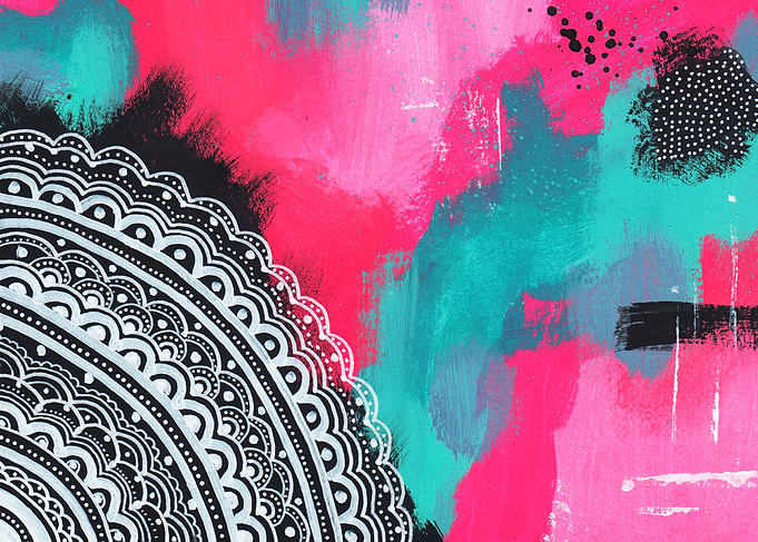 mixed media art