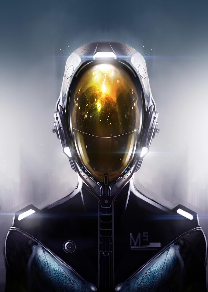 Space man in his suit. Hope you like it!