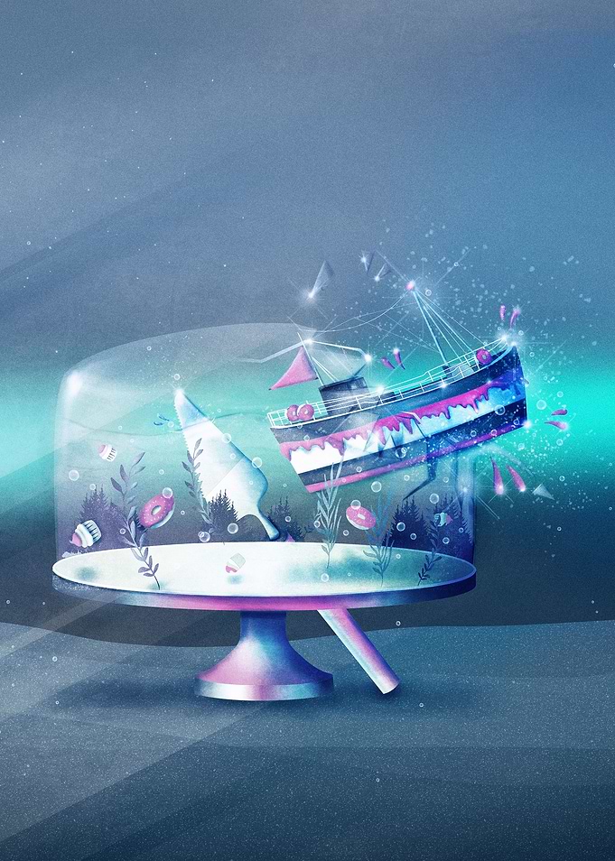 Sweet Escape | Digital Vector Art, 2017