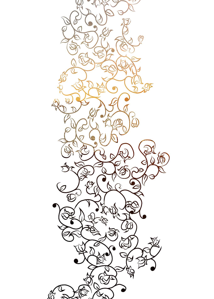 Flower Patterned vector textile