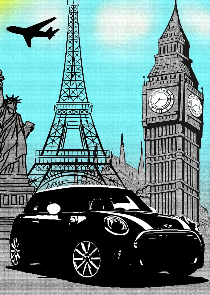 Travel, London, Paris, New York