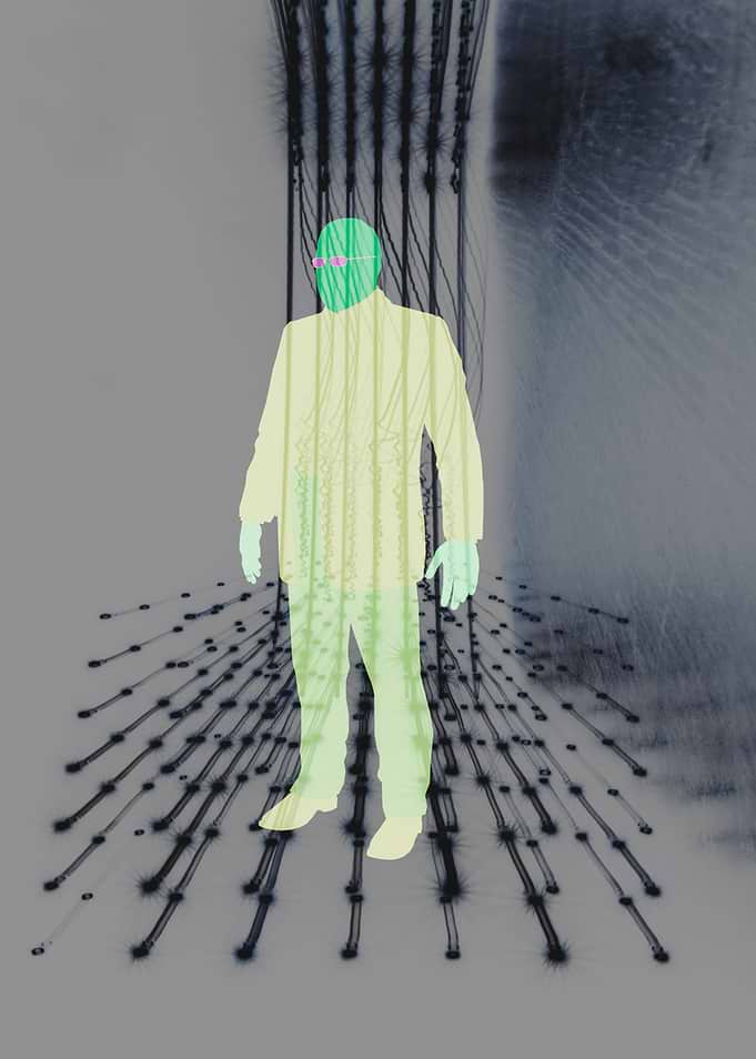 Graphics made by combining long shutter time, camera mo ...