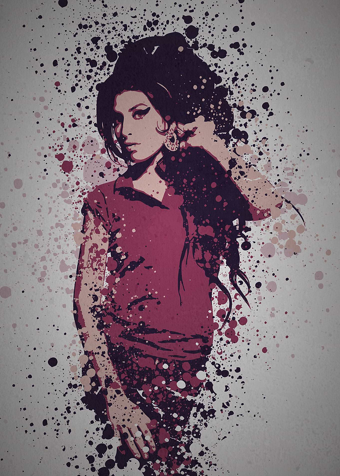 'Cherry Wine' Music Legends Splatter Inspired by Amy Wi ...