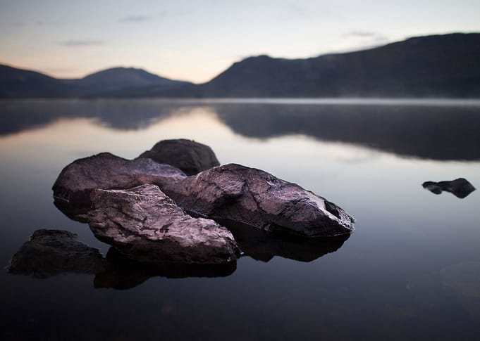 Digital exposure of Lake at Dawn