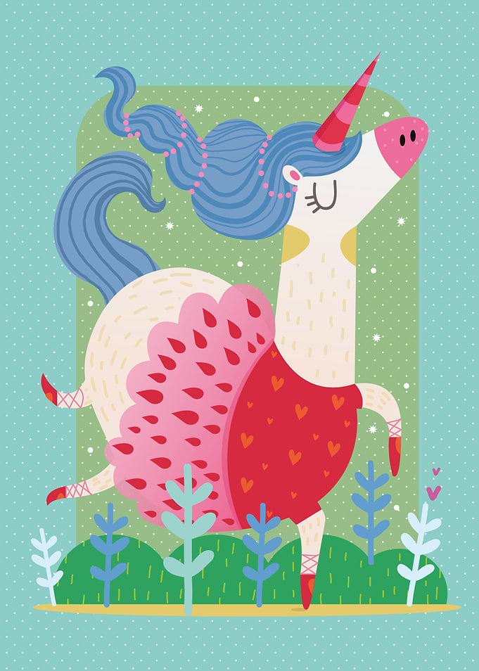 A little cute unicorn.