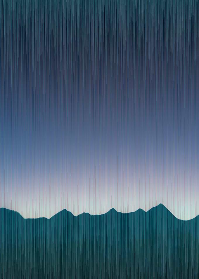 evening mountains